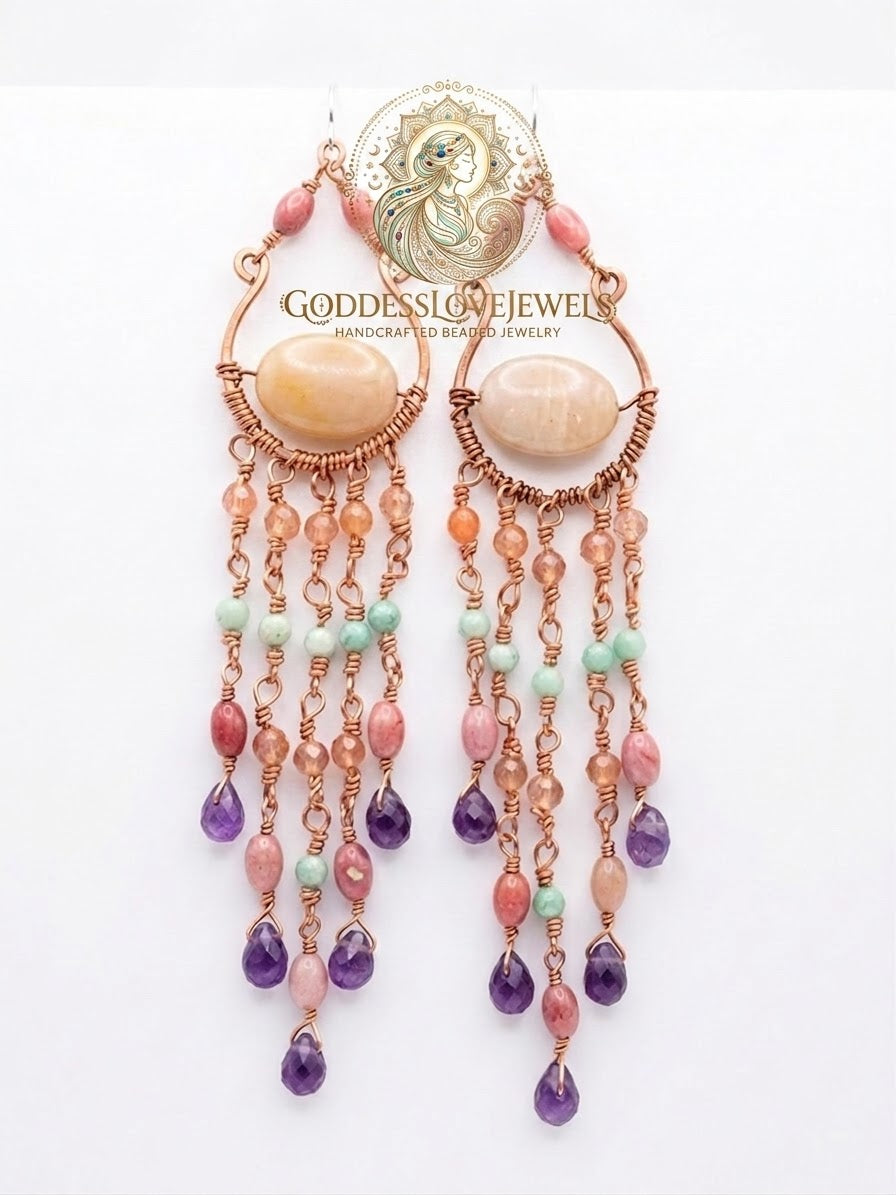The Sacred Bloom Chandelier Earrings