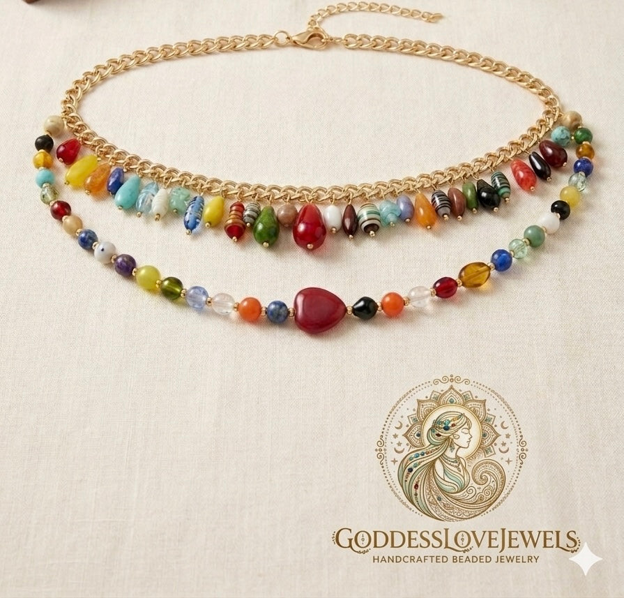 Prismatic Earth Waist Chain