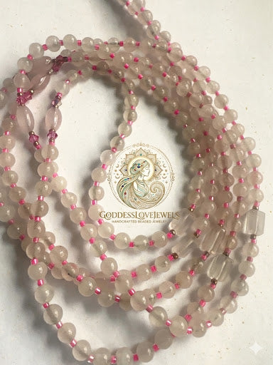 Pure Love; Rose Quartz waistbeads