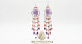 Sacred Harmony Amethyst & Tourmaline Chandelier Earrings