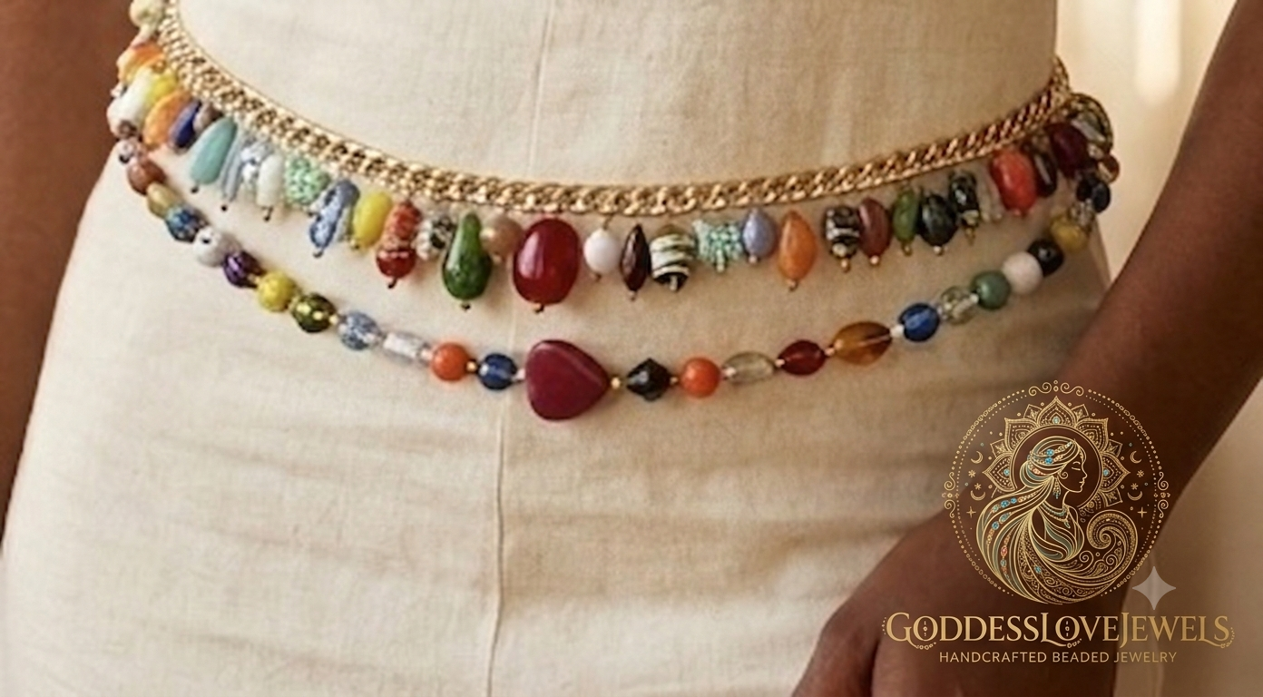 Prismatic Earth Waist Chain